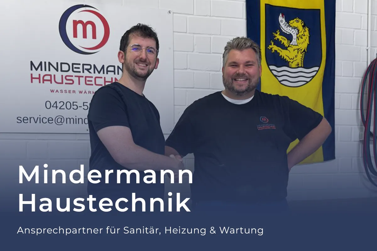 Willkommen im VdSO: Mindermann Haustechnik ist unser erstes neues Mitglied